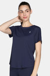 Zelocity Quick Dry Relaxed Top - Naval Academy — thumbnail 2